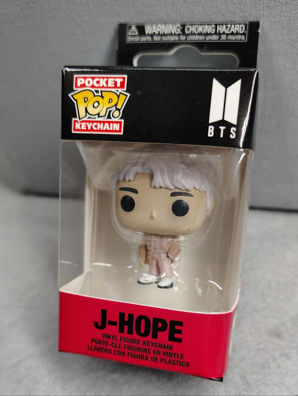 Funko Pocket Pop! Keychain J-Hope BTS Vinyl Figure - Pink Outfit